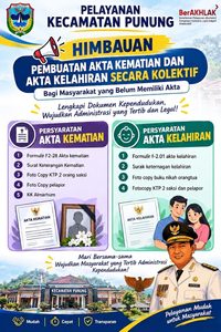 Himbauan Pembuatan Akta Kematian dan Kelahiran